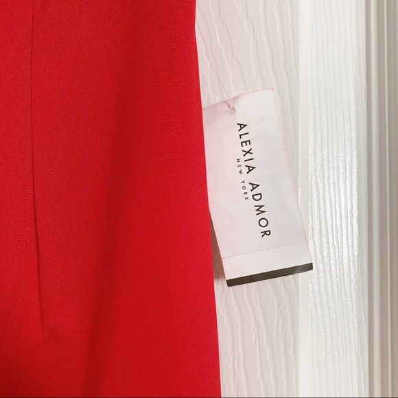 Alexia Admor Red Lace Dress Size 6 - Picture 2 of 3